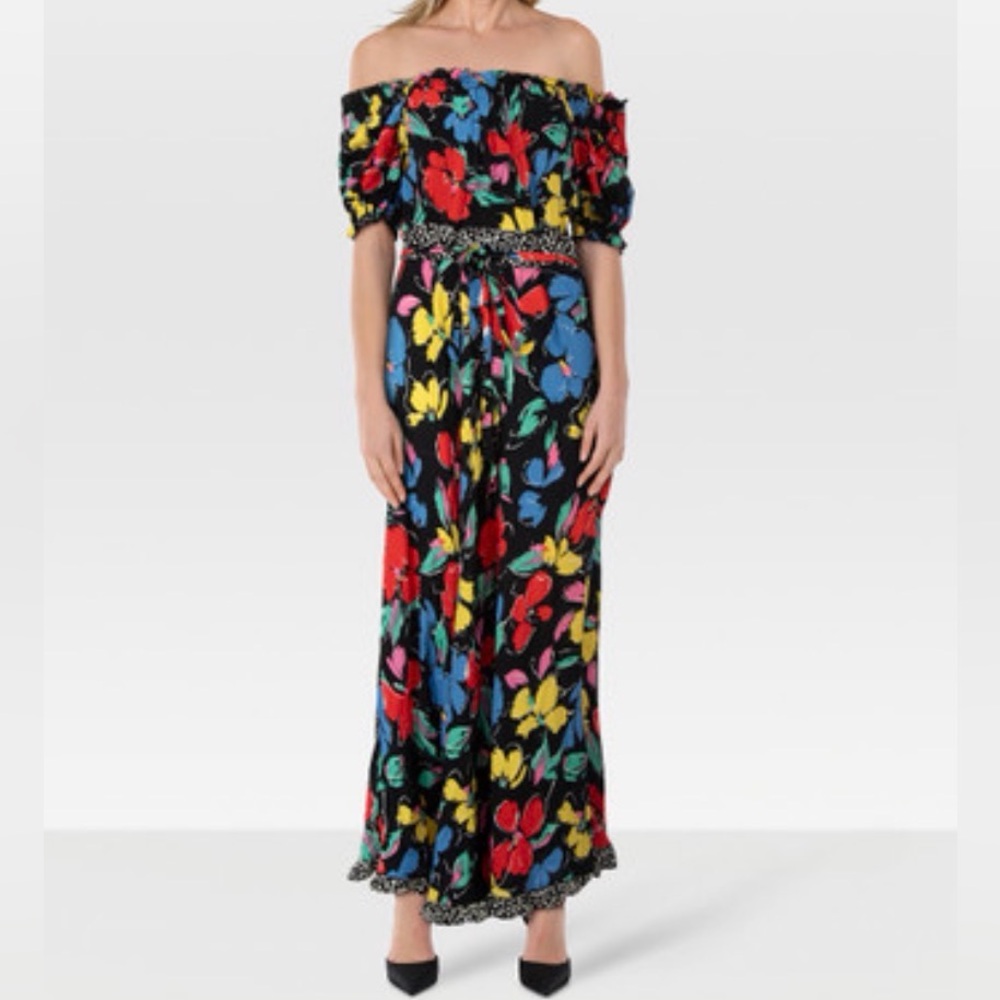 Floral Off-Shoulder Maxi Dress